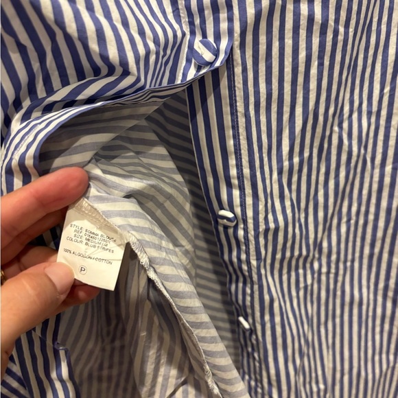 Silvia Tcherassi striped blouse sz M - Picture 5 of 6